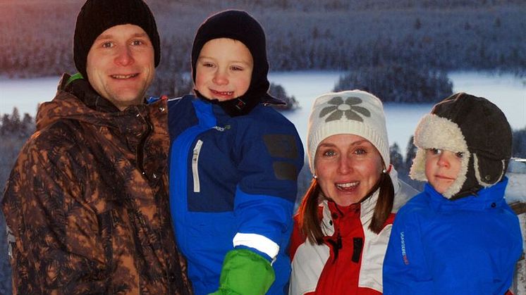 De vann sagobröllopet i Ramundberget ”En fjälldröm med skidor som går i uppfyllelse”