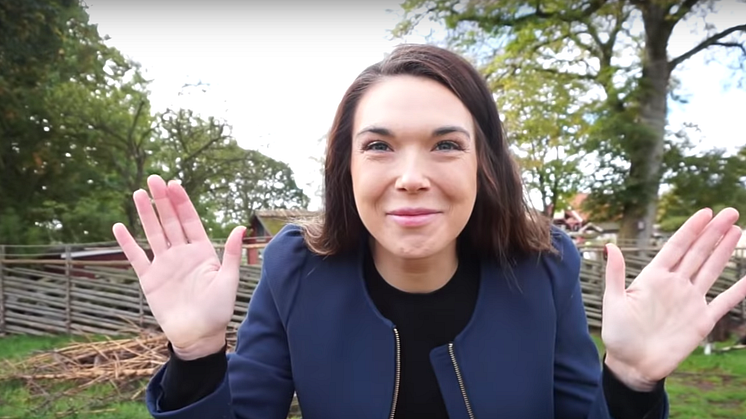 Katja Jensen i Skånes Djurpark