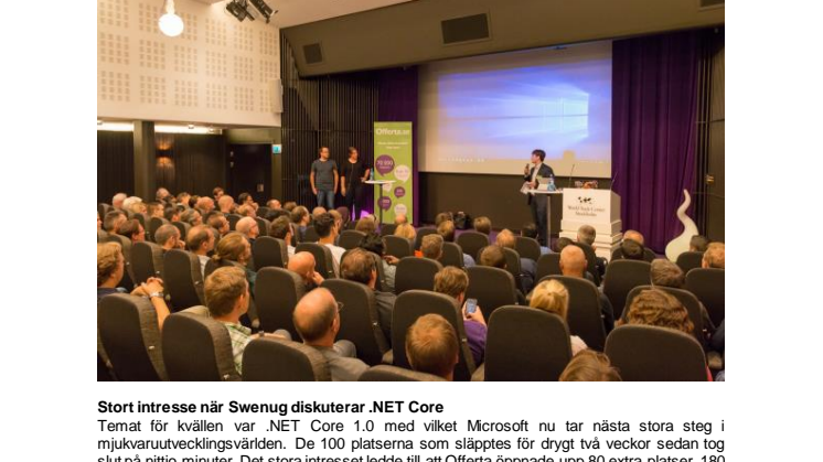 Offerta möjliggjorde Swenugs största meetup någonsin 