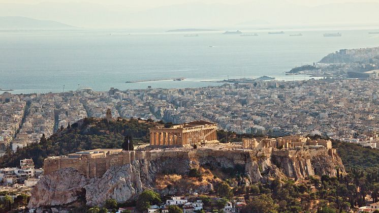 Aten är en av de europeiska storstäder som ökat i popularitet bland TUI:s resenärer. Bild: Akropolis i Aten.