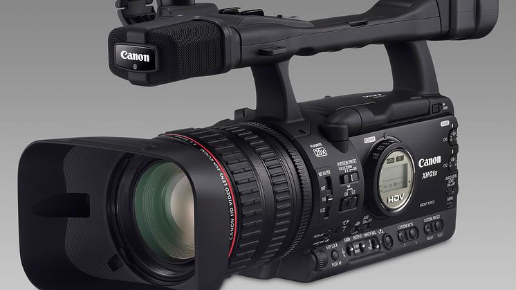 Pressmeddelande: Professionell filmning med flexibla handhållna HD-videokameror: XH G1S och XH A1S 