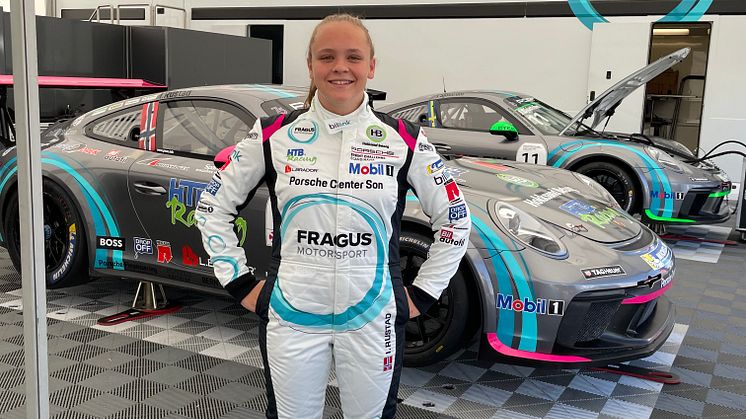 Racing-sensasjonen Isabell (17): Lanserer egen arbeidsklær-kolleksjon