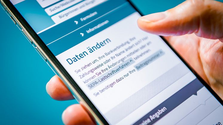 Online-Formular zum Rundfunkbeitrag: Daten ändern