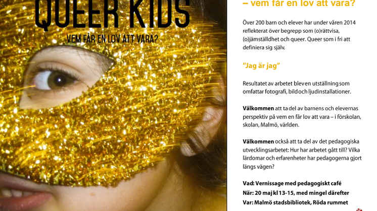 Pressinbjudan: QUEER KIDS – vem får en lov att vara?