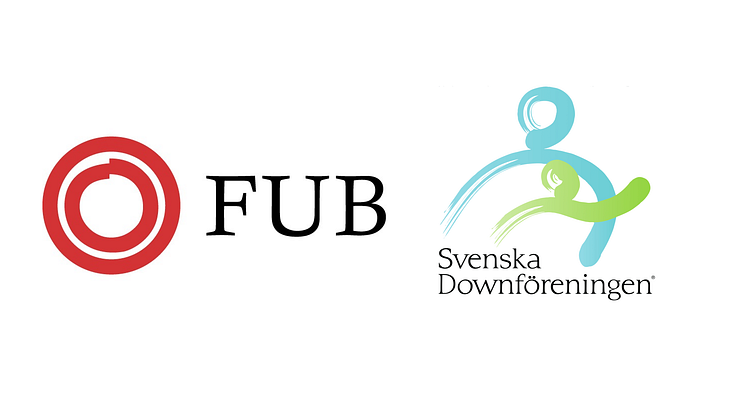 FUB:s och Svenska Downföreningens logotyper