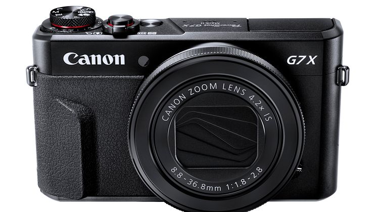 PowerShot G7X MkII Gallery Front WH Beauty