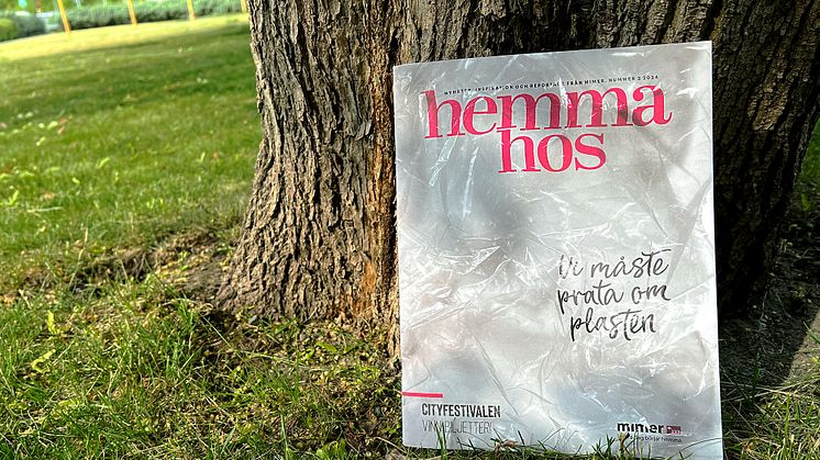 Plasten tar plats i sommarnumret av Hemma Hos