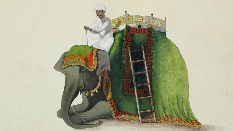 Indian drawing from Benjamin Wolff's collection