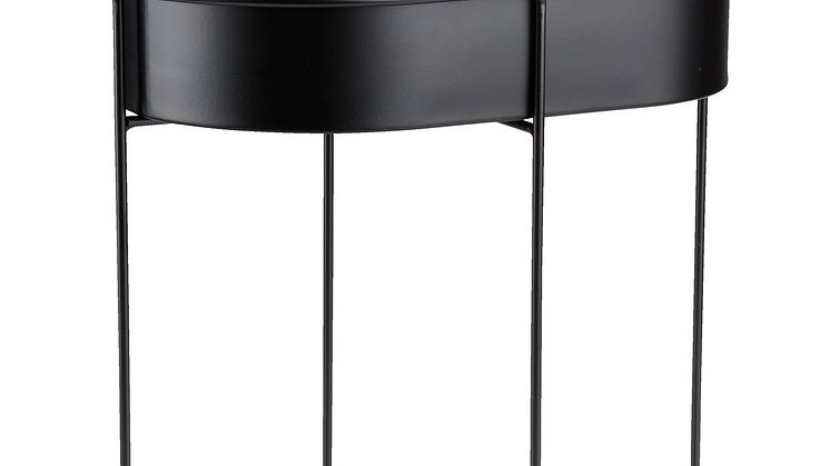 Plantenstandaard SAMUEL B35xL21xH45 zwart (16,99 euro)