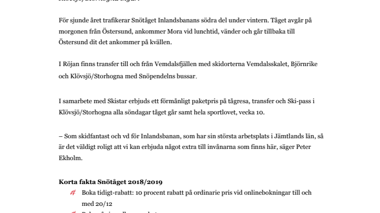 Boka tidigt rabatt och Röd söndag-erbjudande 