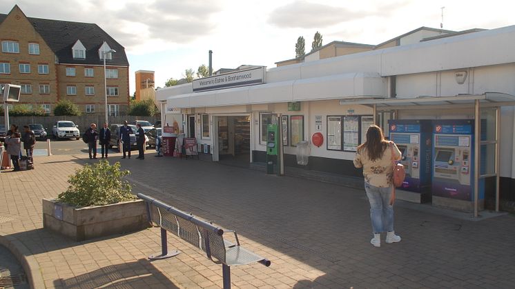 Elstree & Borehamwood Station which is to be extended and improved