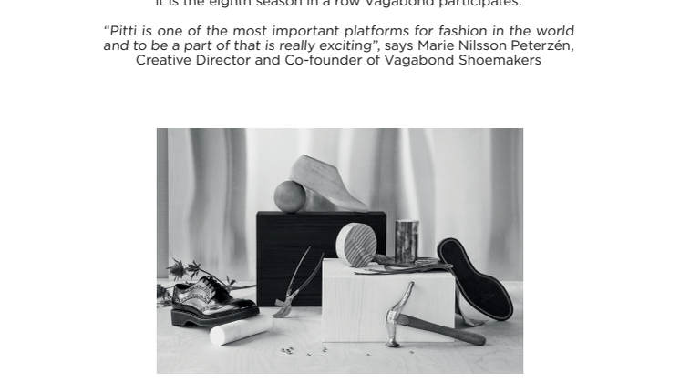 Vagabond Shoemakers at Pitti 7-10 of January 2020