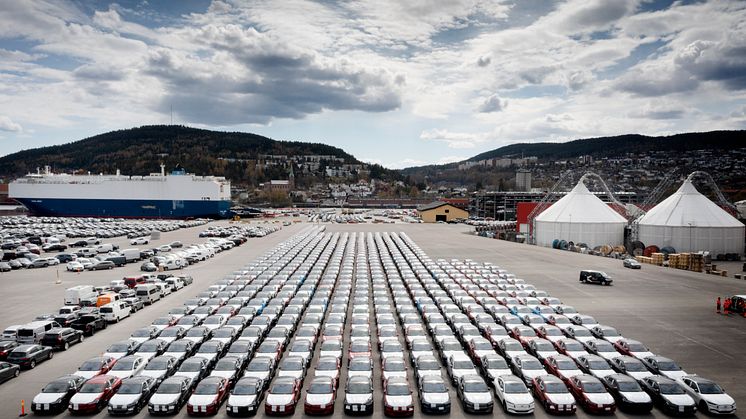 Mustang Mach E Drammen havn 2021