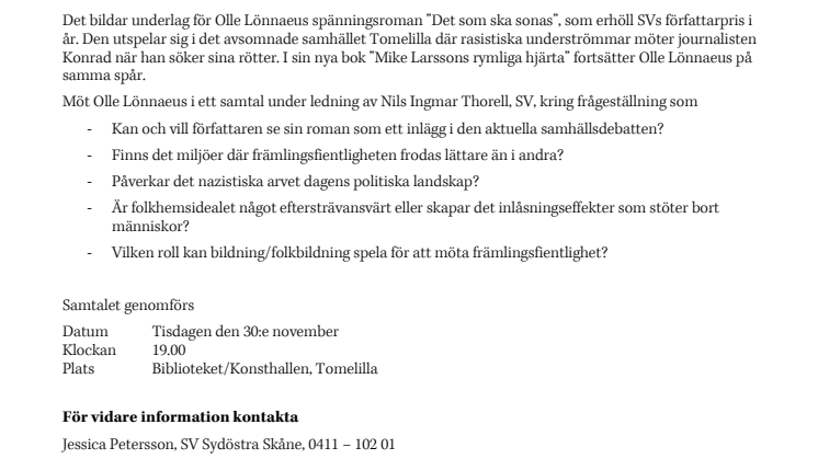 Tomelilla ingen idyll