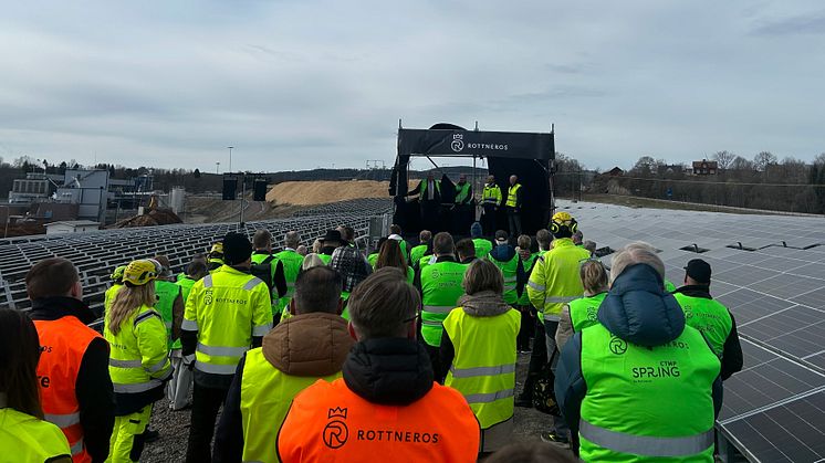 Invigning Rottneros solpark