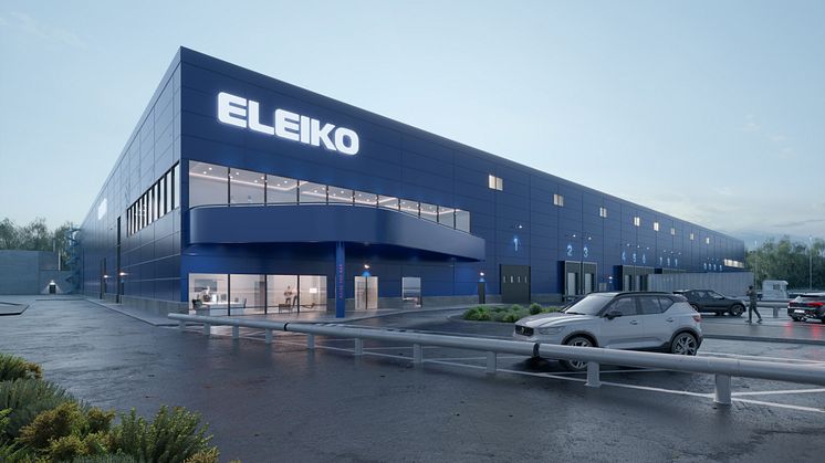 Eleikos nya distributionsanläggning som byggs under 2022