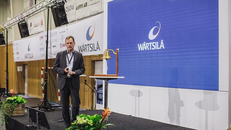 Towards a zero-emission smart marine ecosystem, Roger Holm, President of Marine Business, Executive Vice President and member of the Board of Management, Wärtsilä Corporation. 