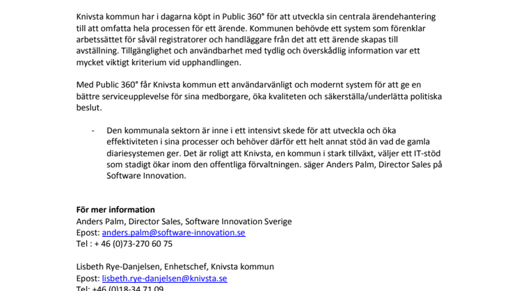 Public 360° populärt val bland kommuner