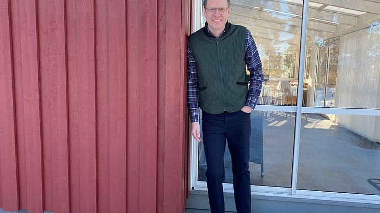 Andreas Brändström, fastighetsmäklare och franchisetagare för HusmanHagberg i Hemavan, Tärnaby och Kittelfjäll.