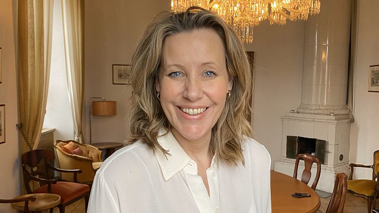 Maria Carboni destinationsdirektör för Ulfsunda Slott och Åkeshofs Slott
