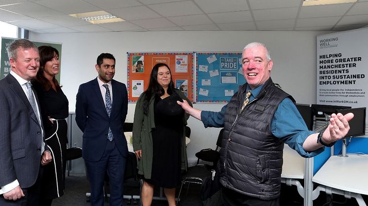 Kevin Hargreaves is singing the praises of employability support in Bury