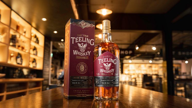 Teeling Sommelier Selection 3 Amarone Wine Cask, högklassig irländsk whiskey med italiensk elegans.