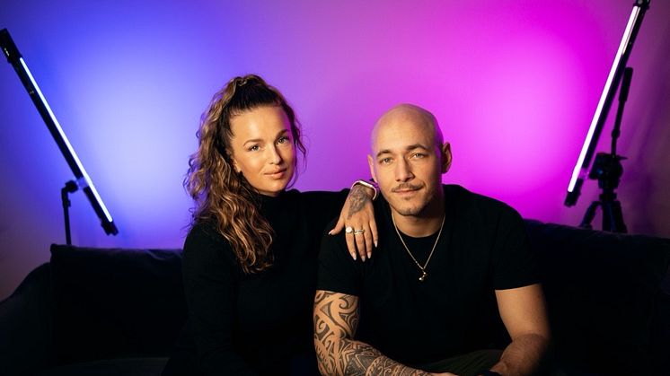 Nathalie och Filip pratar om framtidstro på gymnasierna.