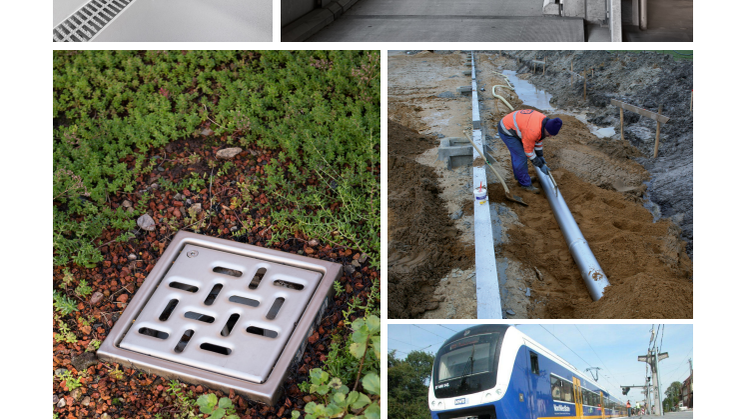 Rostfria avloppssystemet BLÜCHER EuroPipe och linjeavvattning BLÜCHER Mearin på VA-mässan 2018