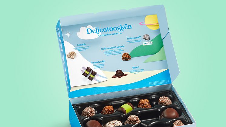 Delicatoasken 2018 grön öppen