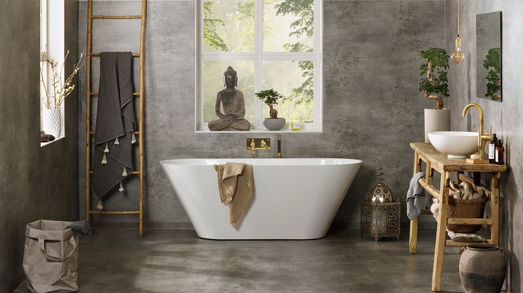 Våtrumskollektionen Aquarelle bjuder på snygg design och säker funktion