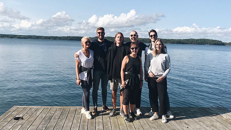 Studenter från sex städer är med i IBC:s teamFr v: Nina Magnusson Göteborg, Erik Månsson Lund, Christopher Frisk Umeå, Viktor Holm Hyper Island, Helena Kristersson Tillväxtverket, Sebastian Bouvier Lundqvist Linköping, Julia Musil  Karlstad          