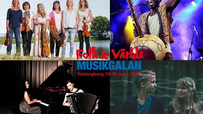 Systerpolskan, Dawda Jobarteh, Duo Naranjo-Weurlandet och 232 Strängar är några av artisterna på Folk- och Världsmusikgalan 2017.