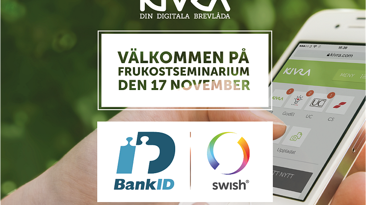 Seminarium om Swish & Mobilt BankID