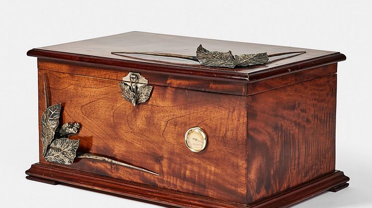 Humidor signerad av Fidel Castro