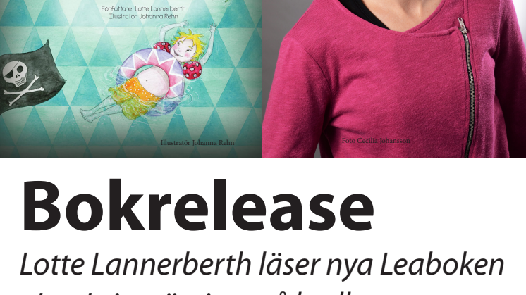 Bokrelease! Lotte Lannerberth läser nya Leaboken - Lea Lejontämjare på badhuset 