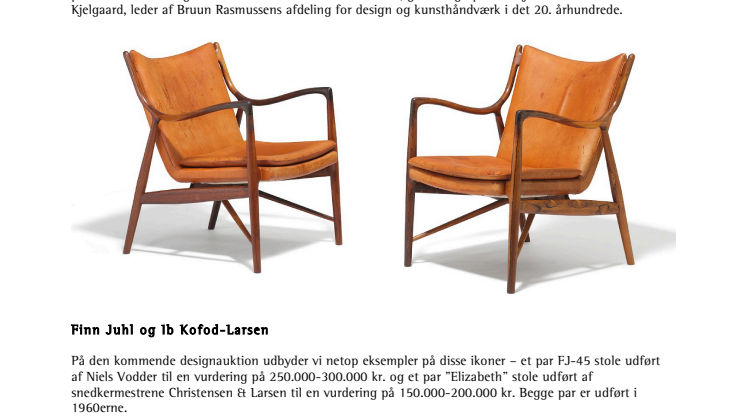 Nordens største designikoner på auktion