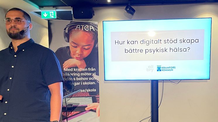 Allbrys seminarium under Almedalsveckan om hur digitalt stöd kan skapa bättre psykisk hälsa.