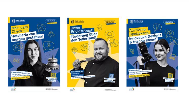 Plakatmotive "Leipzig Ambassadors"