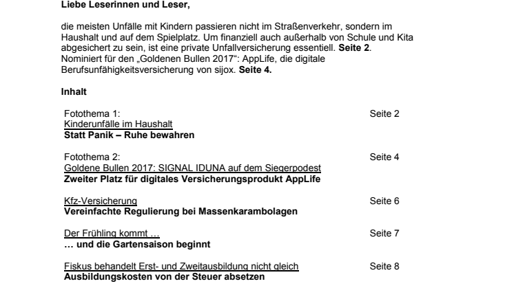 Tipps und Themen 3-2017