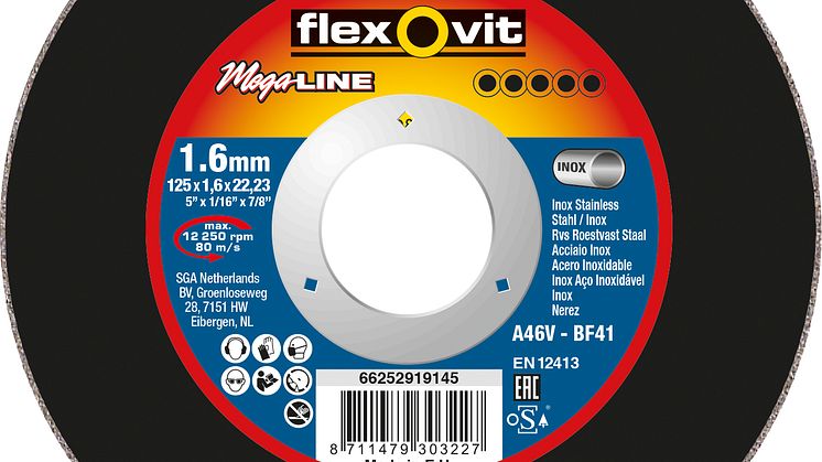 Flexovit Mega-Line tynne kappeskiver - Produkt 1