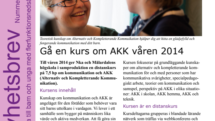 Nyhetsbrev 3 - Flerfunktionsnedsättning