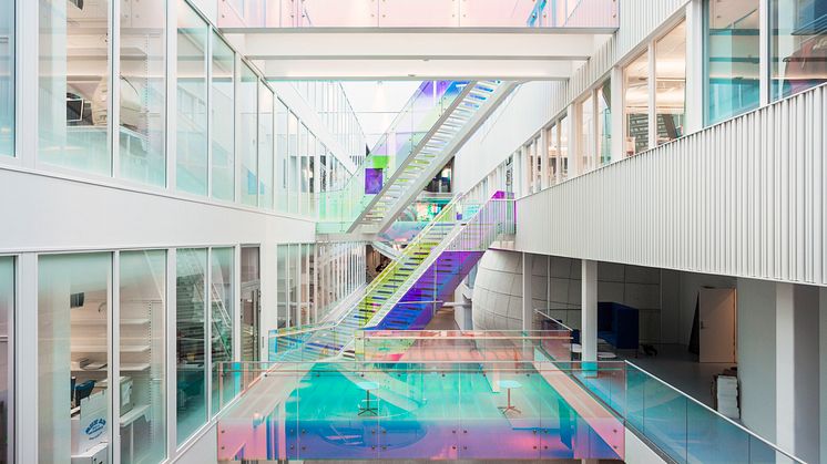 LINK arkitektur har ansvarat för inredningsuppdraget på nya forskningshuset Neo