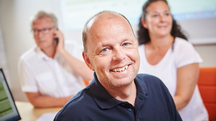 Några av våra medarbetare på bostadssociala enheten.