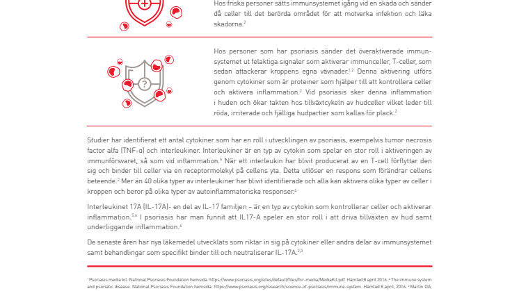 Fakta om psoriasis och IL-17A 