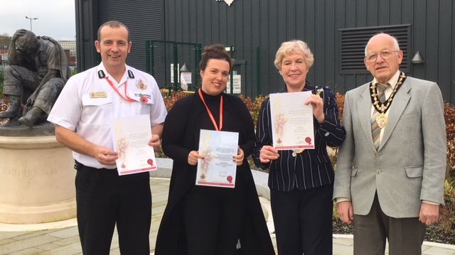Fire service donation to Mayor’s good causes