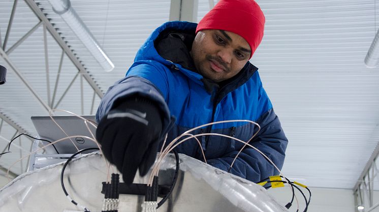 Lavan Kumar Eppanapelli, forskare i experimentell mekanik vid Luleå tekniska universitet.
