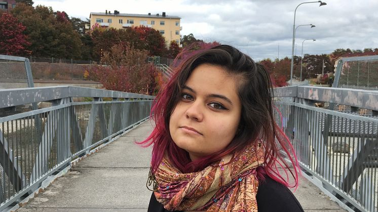 Jasmin Khan är en av de tjejer som uppträder på Gipomusics avslutningskonsert på Malmö Live den 10 november. Foto: Irya Gmeyner