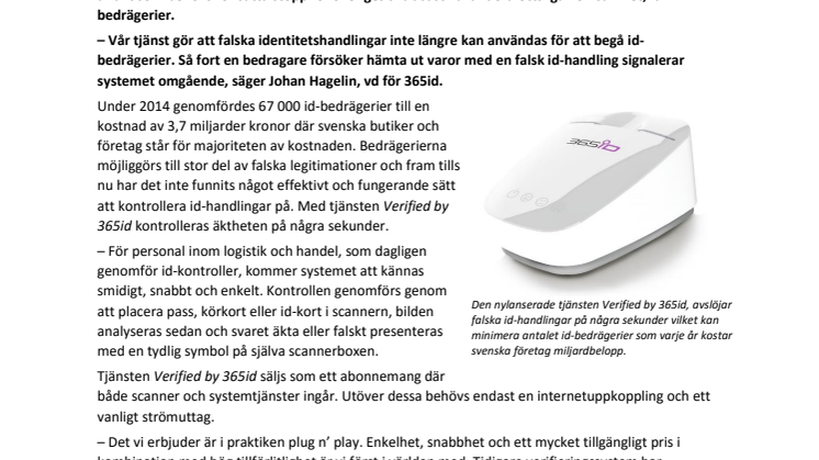 ID-systemet som inte går att lura