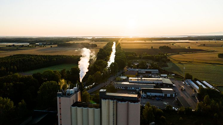 Solör Bioenergis fjärrvärmeanläggning i Odensbacken
