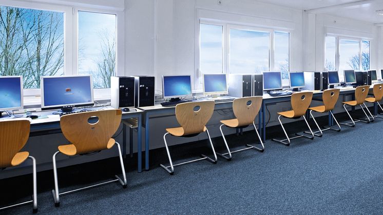 PC-Raum_Schulgebäude_in Modularer Bauweise